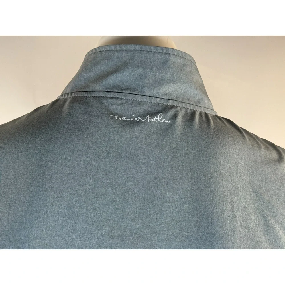 Travis Mathew Golf Jacket Mens XL NWOT Long Sleeve Lightweight Windbreaker‎ Gray